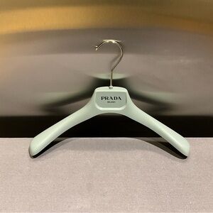 NEW Authentic Prada Milano Coat Jacket Dress Hanger - Small Size - Grey Silver